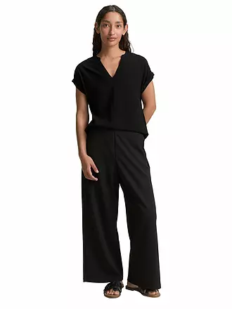 TOM TAILOR | Blusenshirt | schwarz