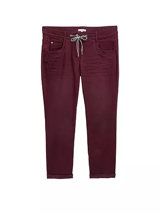 TOM TAILOR | Hose 7/8 | dunkelrot