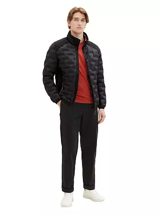 TOM TAILOR | Hybridjacke | schwarz