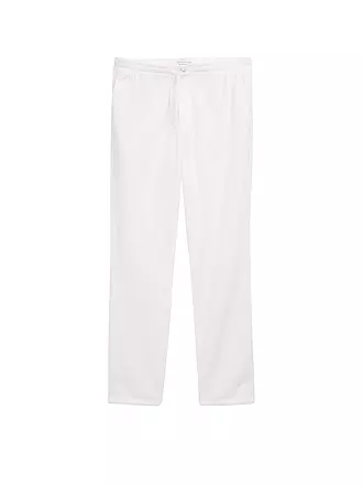 TOM TAILOR | Leinenhose | weiss