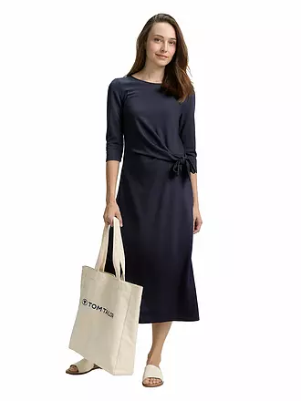 TOM TAILOR | Midikleid | dunkelblau