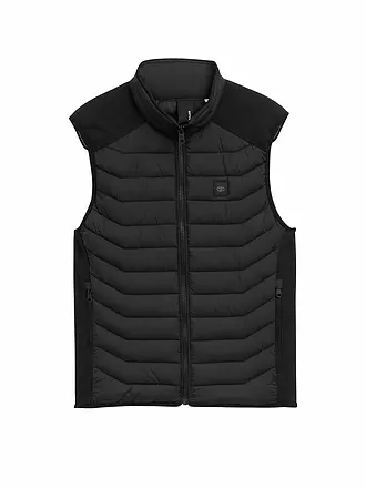 TOM TAILOR | Steppgilet | schwarz