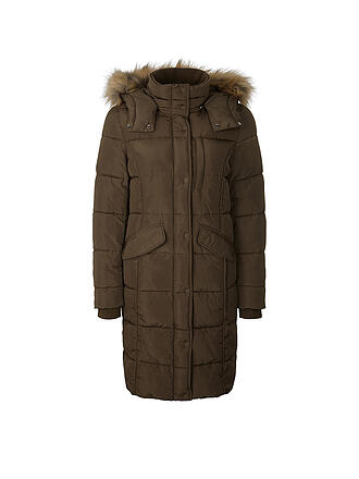 TOM TAILOR | Steppmantel | olive