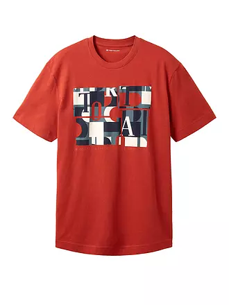 TOM TAILOR | T-Shirt | rot