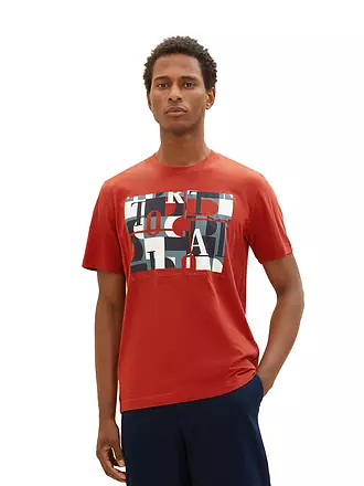 TOM TAILOR | T-Shirt | rot