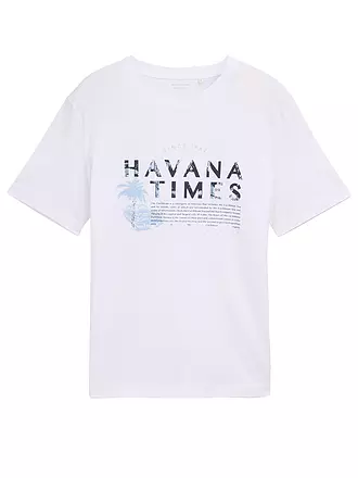 TOM TAILOR | T-Shirt | weiss