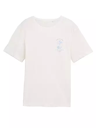 TOM TAILOR | T-Shirt | weiss