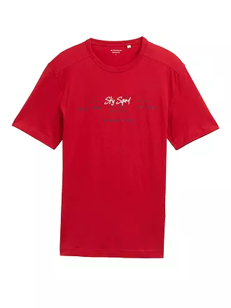 TOM TAILOR | T-Shirt | rot
