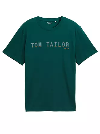 TOM TAILOR | T-Shirt | dunkelgrün