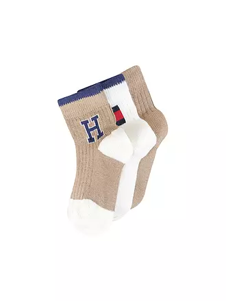 TOMMY HILFIGER | Baby Socken 3er Pkg. classic khaki | dunkelblau