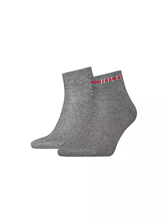 TOMMY HILFIGER | Herren Socken 2er Pkg black | grau