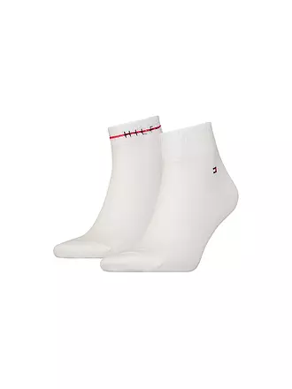 TOMMY HILFIGER | Herren Socken 2er Pkg black | weiss