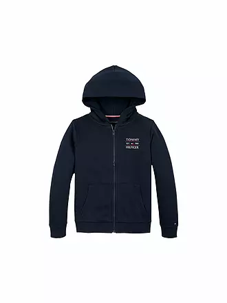 TOMMY HILFIGER | Jungen Kapuzensweatjacke | grün