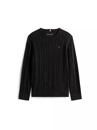 TOMMY HILFIGER | Jungen Pullover | schwarz