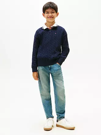 TOMMY HILFIGER | Jungen Pullover | dunkelblau