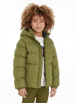 TOMMY HILFIGER | Jungen Steppjacke | dunkelrot