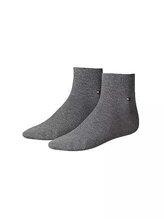 TOMMY HILFIGER | Kurzsocken 2-er Pkg. dark navy | grau