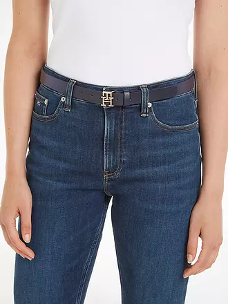 TOMMY HILFIGER | Ledergürtel | schwarz