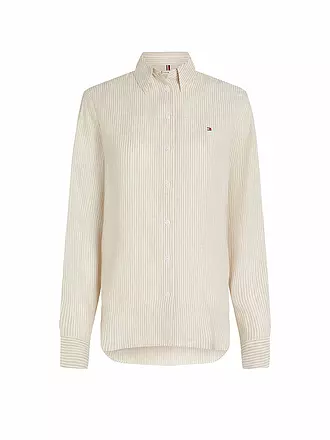 TOMMY HILFIGER | Leinenbluse | weiss