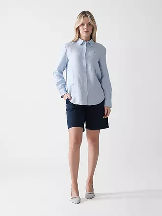 TOMMY HILFIGER | Leinenbluse | hellblau