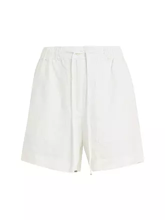 TOMMY HILFIGER | Leinenshorts | weiss