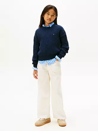 TOMMY HILFIGER | Mädchen Pullover | dunkelblau