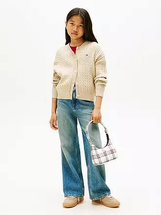 TOMMY HILFIGER | Mädchen Strickjacke | beige