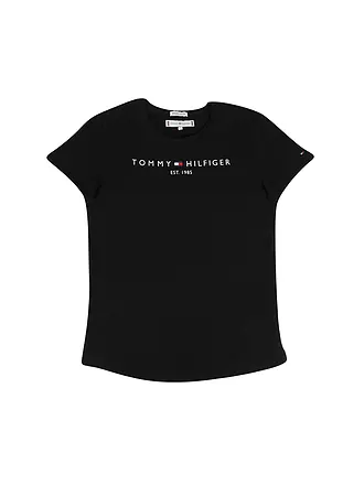 TOMMY HILFIGER | Mädchen T Shirt ESSENTIAL | schwarz