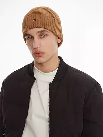 TOMMY HILFIGER | Mütze - Haube ESSENTIAL | Camel