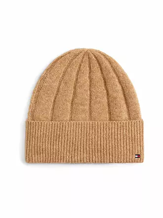 TOMMY HILFIGER | Mütze - Haube | hellbraun
