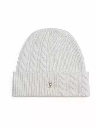 TOMMY HILFIGER | Mütze - Haube | hellgrau