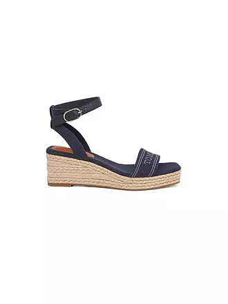 TOMMY HILFIGER | Pantoletten - Sandalen | dunkelblau