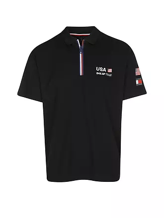 TOMMY HILFIGER | Poloshirt TH x SailGP | schwarz