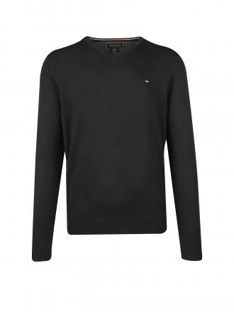TOMMY HILFIGER | Pullover Regular Fit | schwarz