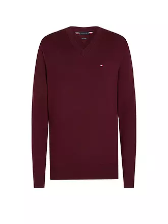 TOMMY HILFIGER | Pullover | dunkelrot