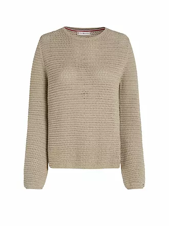 TOMMY HILFIGER | Pullover | hellbraun