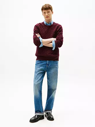 TOMMY HILFIGER | Pullover | dunkelrot