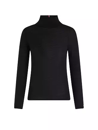 TOMMY HILFIGER | Rollkragenpullover | schwarz