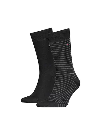 TOMMY HILFIGER | Socken 2-er Pkg. dark navy | schwarz