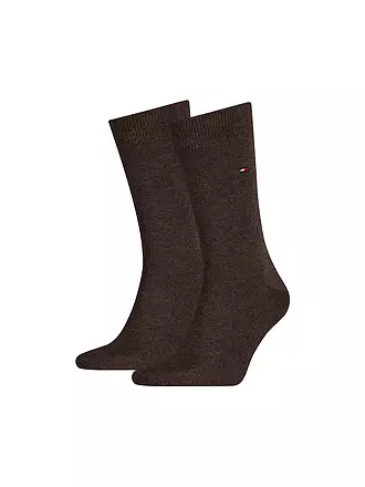 TOMMY HILFIGER | Socken 2-er Pkg. oak | schwarz
