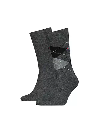 TOMMY HILFIGER | Socken 2-er Pkg. tommy original | grau