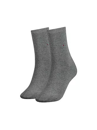 TOMMY HILFIGER | Socken 2er Pkg anthracite melange | grau