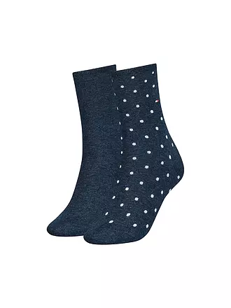 TOMMY HILFIGER | Socken 2er Pkg black | blau