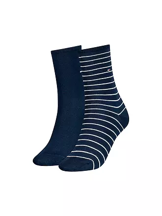 TOMMY HILFIGER | Socken 2er Pkg navy | creme