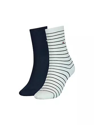 TOMMY HILFIGER | Socken 2er Pkg navy | creme