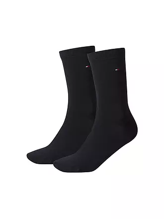 TOMMY HILFIGER | Socken 2er-Pkg middle grey | blau