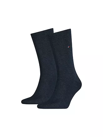 TOMMY HILFIGER | Socken 2er-Pkg. anthracite mela | blau