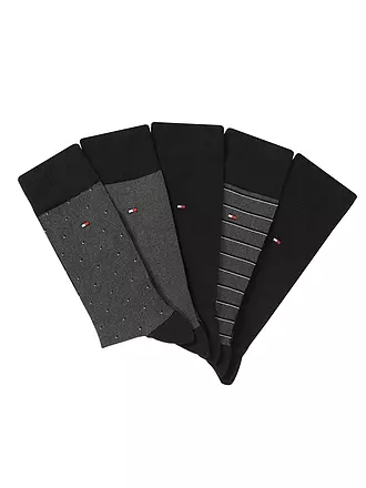 TOMMY HILFIGER | Socken Geschenkbox 5er Pkg black | schwarz