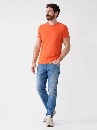 TOMMY HILFIGER | T-Shirt Slim Fit | grün