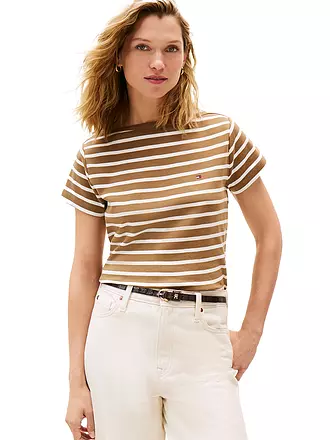 TOMMY HILFIGER | T-Shirt | hellbraun